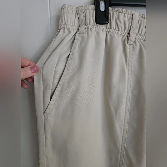 NWT Quince Vintage Wash Tencel Drawstring Cargo Pants - Picture 7 of 13